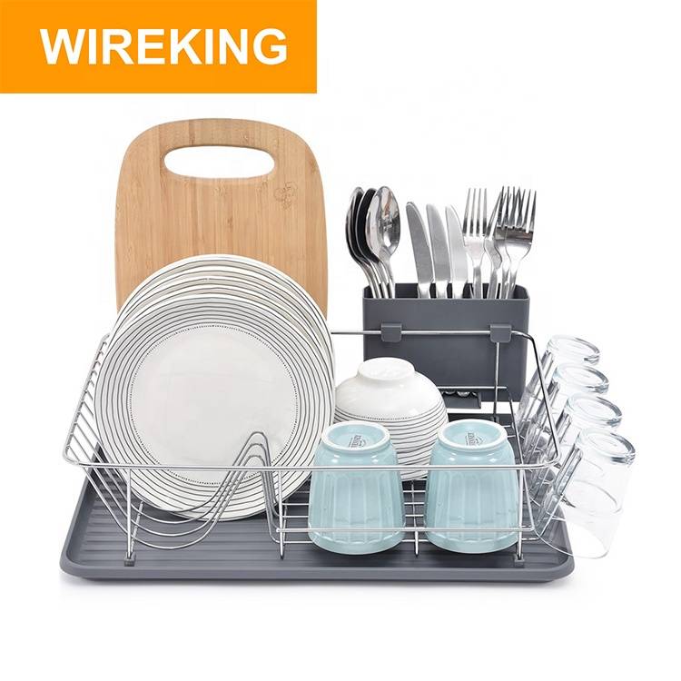 multifunctional cheap kitchen storage dish drainer drying rack metal dish rack dryer for counter